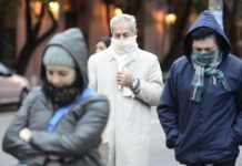 Domingo frío y con cielo mayormente nublado en la ciudad de Santa Fe