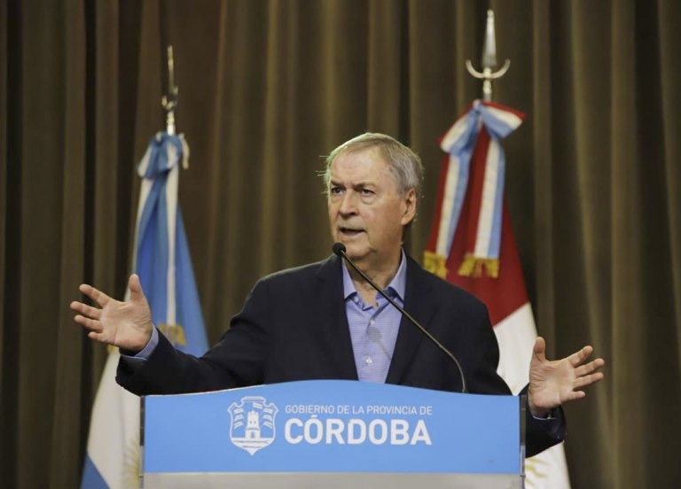 cordoba elecciones El gobernador de Córdoba, Juan Schiaretti