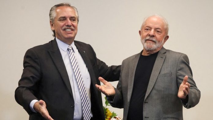 Alberto Fernández y Lula Da Silva.