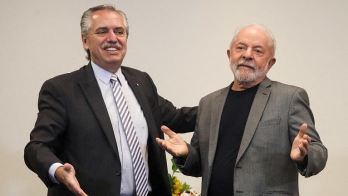 Alberto Fernández y Lula Da Silva.