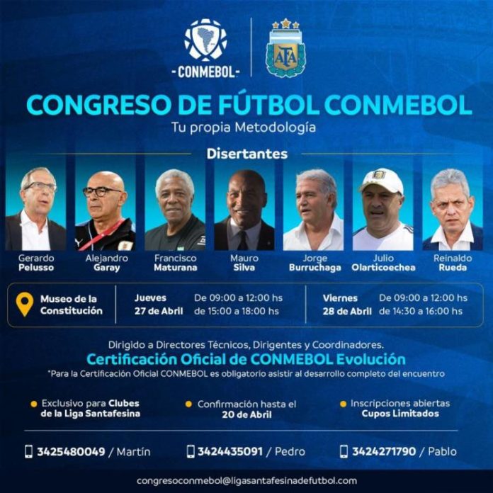 imagen presentación del congreso Conmebol en santa fe