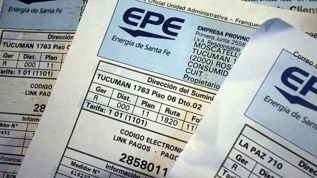 Las facturas de la EPE llegarán con, aproximadamente un 50% de aumento a los usuarios del nivel 1.