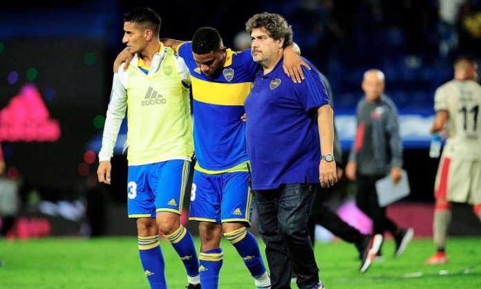 Frank Fabra se quedará a fuera cerca de un mes, tras su lesión en la rodilla.