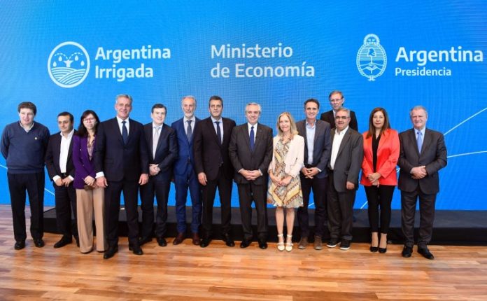 El Plan Argentina Irrigada incorpora 1,9 millones de hectáreas al sistema de riego tecnificado