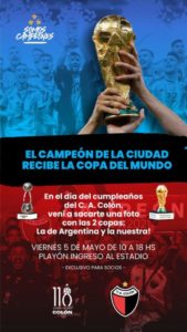 La Copa del Mundo, en la Plaza de Colón este sábado para celebrar