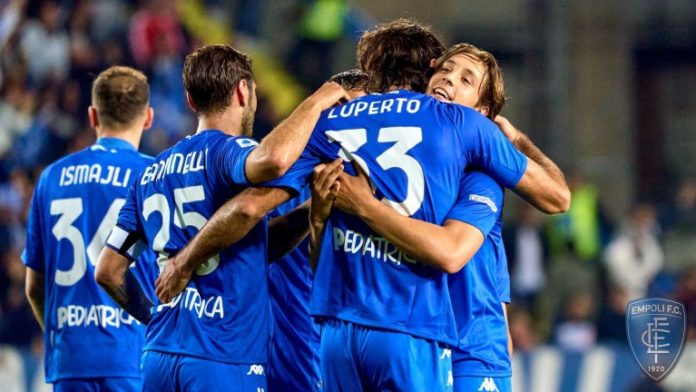 Sebastiano Luperto marcó el tercer gol del Empoli en el Stadio Carlo Castellani.