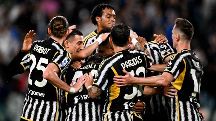 Juventus celebra el triunfo.