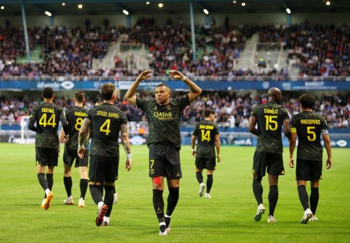 Kylian Mbappé marcó el 1-0 para el PSG.