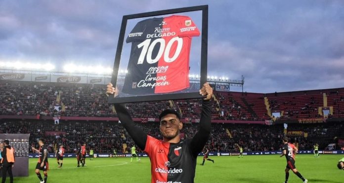 Rafa Delgado llegó a 100 partidos con la camiseta de Colón