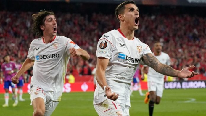 Erik Lamela y su grito desaforado de gol.