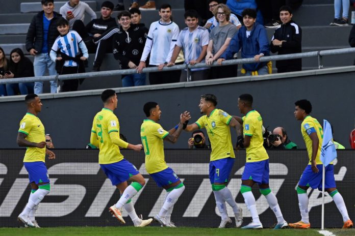Brasil goleó a Túnez y ahora enfrentará a Israel por los cuartos de final del Mundial Sub 20.