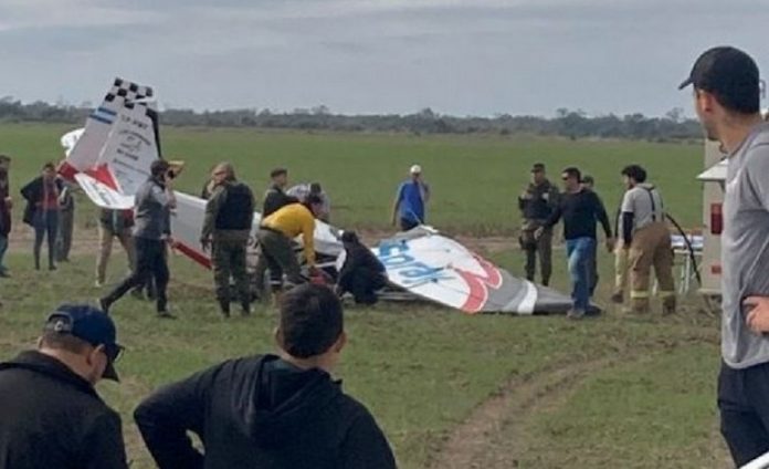 el avión siniestrado