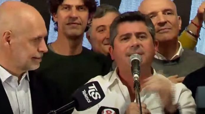 Orrego celebró el resultado en las elecciones de San Juan.