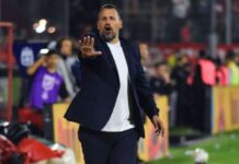 Ignacio Astore echó a Cristian Fabbiani como DT de Newell’s en la previa del duelo ante Unión