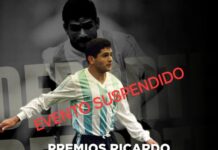 En Laguna Paiva se suspendió la entrega de Premios Ricardo Altamirano