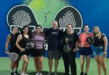 Se llevó a cabo el Primer Pádel Tour en Laguna Paiva