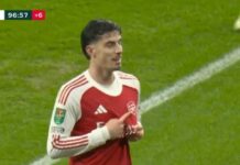 Havertz lo liquidó en la última para poner al Arsenal en la final