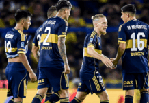 Con goles de Acacibar y Rodríguez, Boca y San Lorenzo empataron 1 a 1 en La Bombonera