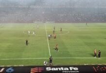 Colón recibió y le ganó al puntero Acassuso. Así viviste el minuto a minuto en Radio Gol 96.7