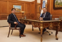 Adrián Ravier debuta como vocero presidencial y anuncia cambios en la jura de Santilli