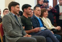 Pullaro presentó el Mundial de Flat Track que se hará en Totoras: por primera vez la competencia sale de Europa