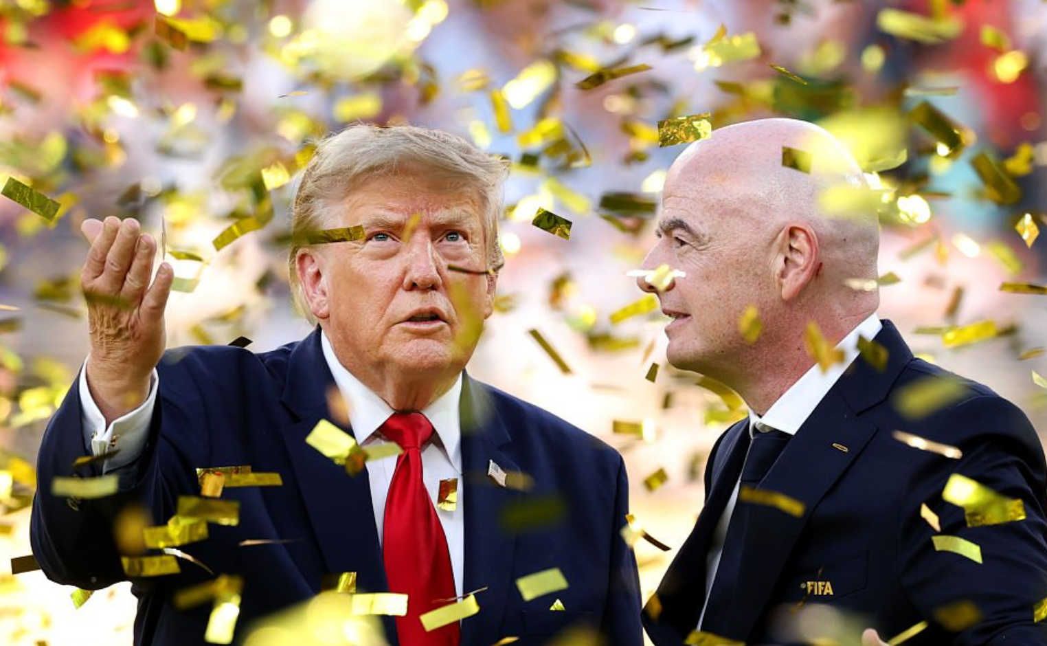 TRUMP INFANTINO Andrew Harnik/Getty Images