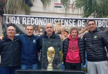 ARIEL SCLAFANI FUE RECIBIDO EN LA LIGA RECONQUÍSTENSE DE FÚTBOL