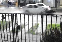 VIDEO | Santo Tomé: Violento choque entre una moto y un auto pudo ser una tragedia