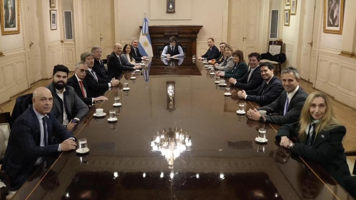 gabinete milei casa rosada
